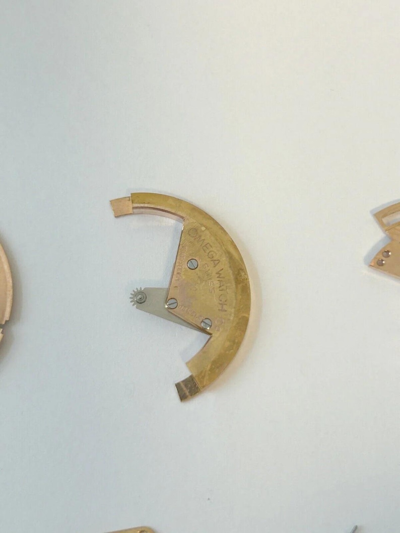 Omega Cal 354 Horlogeonderdelen Beweging Balans Vork Wielveer 350 351 352 353 355 afbeelding 10