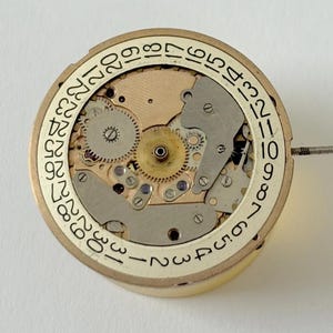 Enicar Caliber AR 1125 Watch Parts Movement Balance Fork Spring Bridge image 2