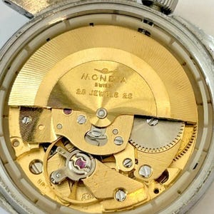 Mondia Orbitron Cal AS 1913 Watch Parts Movement Balance Fork Spring Bridge image 1
