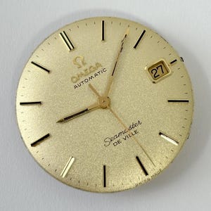 Omega Cal 563 Watch Parts Movement Calendar Disk Fork Wheels Springs Bridge 6 image 2
