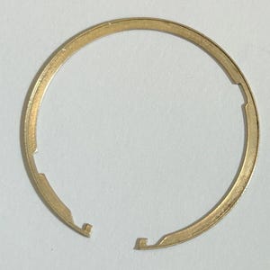 Movimiento del reloj Omega Cal 560, pieza de equilibrio, rueda de horquilla, puente de resorte, bisel de escritorio 4 imagen 13