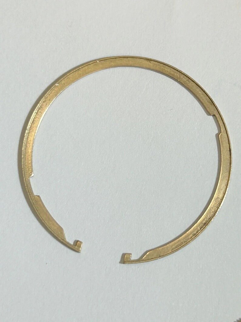 Movimiento del reloj Omega Cal 560, pieza de equilibrio, rueda de horquilla, puente de resorte, bisel de escritorio 4 imagen 13