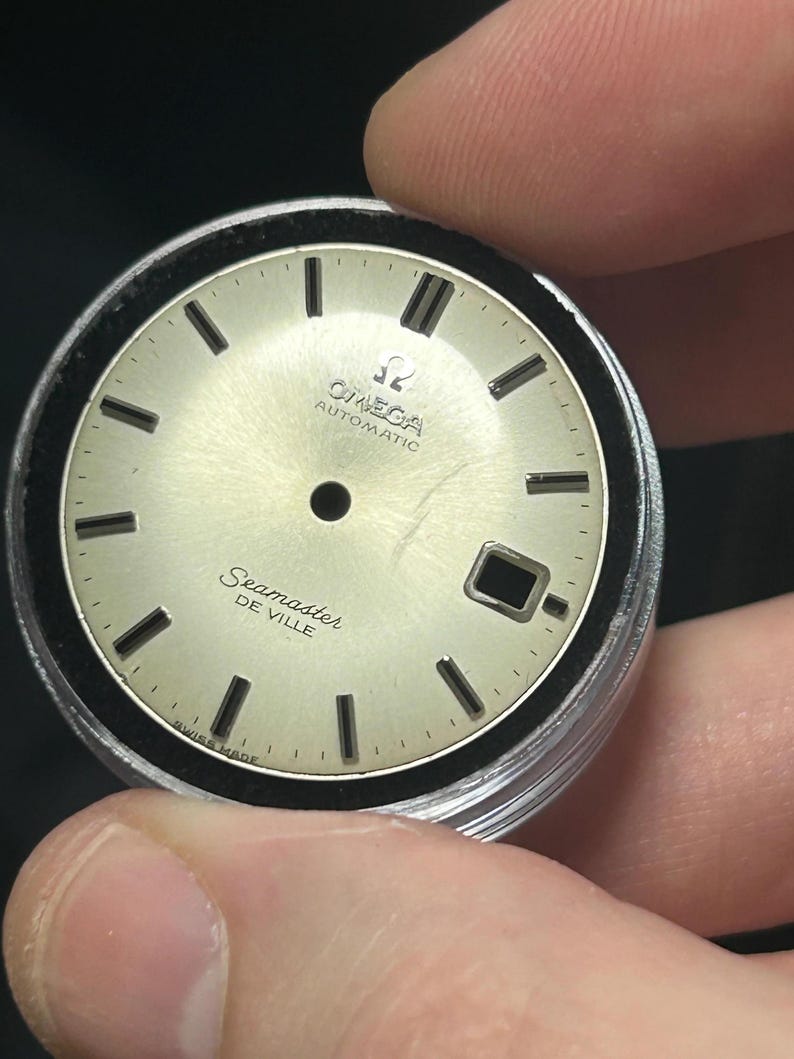 Omega Cal 562 Watch Movement Parts Balance Fork Wheel Spring Bridge 166.020 5 image 6