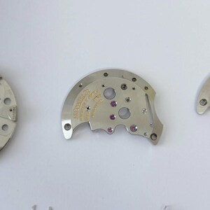 Jaeger LeCoultre Cal 814 Memovox Alarm Movement Part Balance Fork Barrel Wheel image 12