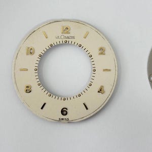 Jaeger LeCoultre Cal 219 Clock Movement Part Balance Fork Barrel Wheel Dial image 7