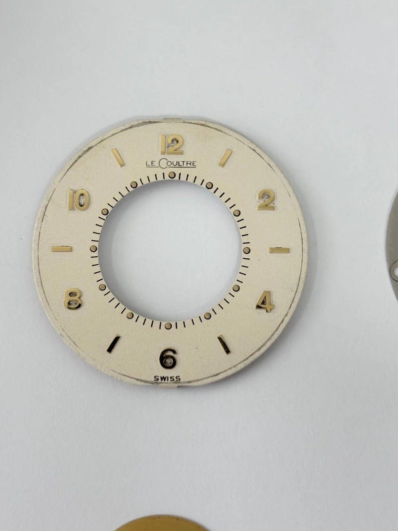 Jaeger LeCoultre Cal 219 Clock Movement Part Balance Fork Barrel Wheel Dial image 7