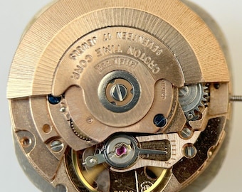 Croton Cal ETA 2789 Watch Parts Movement Balance Spring Dial Hand Calendar Desk