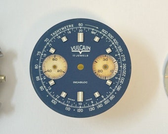 和心 Vulcain 37mm Chronograph Valjoux Cal 7733 Watch Movement