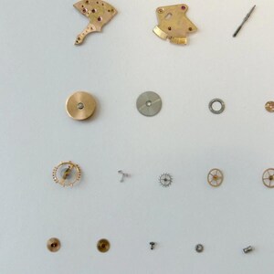 Omega Cal 354 Horlogeonderdelen Beweging Balans Vork Wielveer 350 351 352 353 355 afbeelding 4