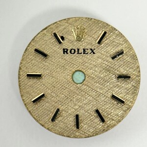 Rolex Cal 1400 Ladies Watch Parts Movement Fork Wheel Spring Bridge Dial Hnads image 6
