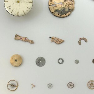 Omega Cal 420 Watch Parts Movement Balance Fork Wheel Spring Dial Bridge 2 image 2