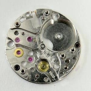Rolex Cal 1400 Ladies Watch Parts Movement Fork Wheel Spring Bridge Dial Hnads image 11