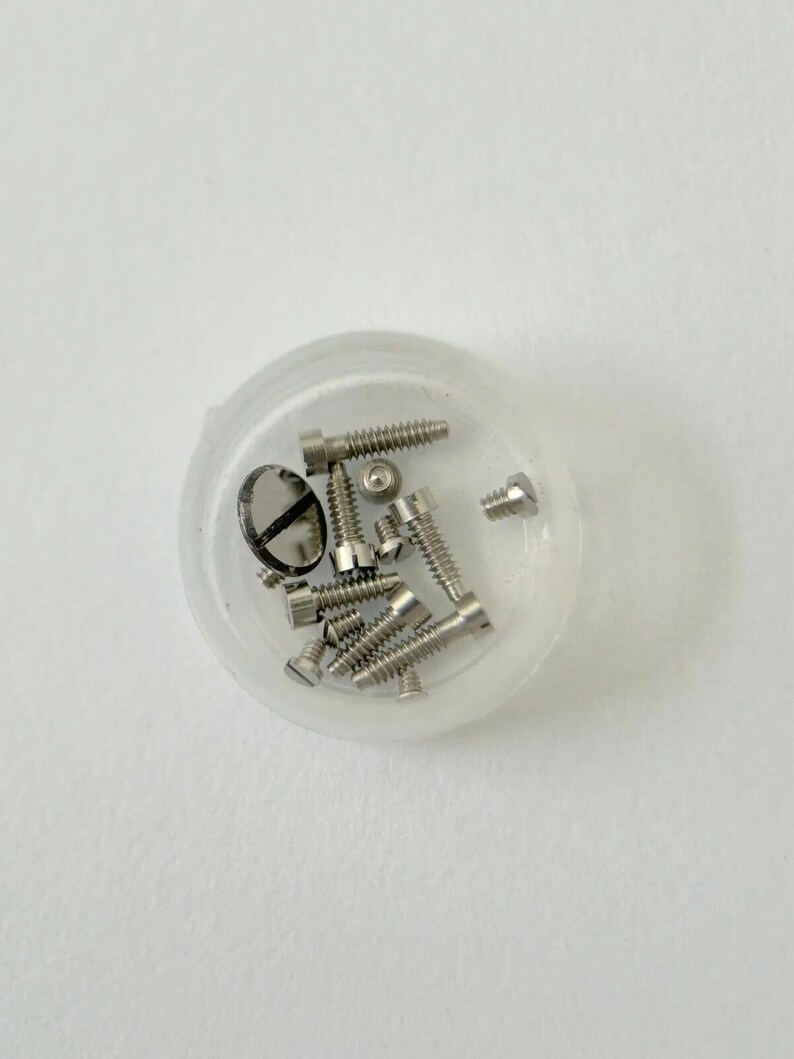 Omega Cal 420 Watch Parts Movement Balance Fork Wheel Spring Dial Bridge image 9