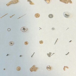Omega Cal 565 Watch Movement Parts Balance Fork Wheel Spring Bridge Escapement 3 image 7