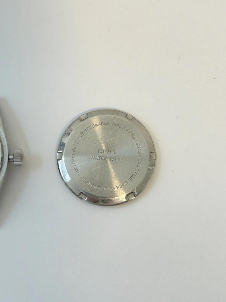Benrus Cal UT-42 Watch Parts Movement Balance Fork Spring Bridge Dial Hand Bezel image 5