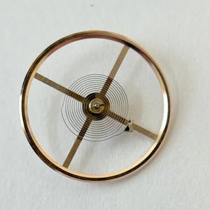 Omega 752 Watch Movement Parts Balance Fork Wheel Spring Bridge Calander Desk image 16