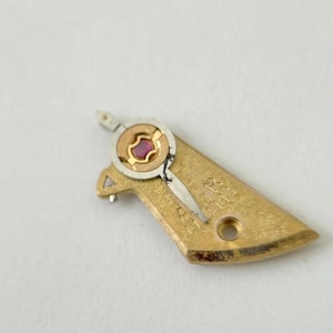 Omega Cal 420 Watch Parts Movement Balance Fork Wheel Spring Dial Bridge image 10