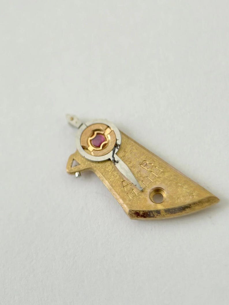 Omega Cal 420 Watch Parts Movement Balance Fork Wheel Spring Dial Bridge image 10