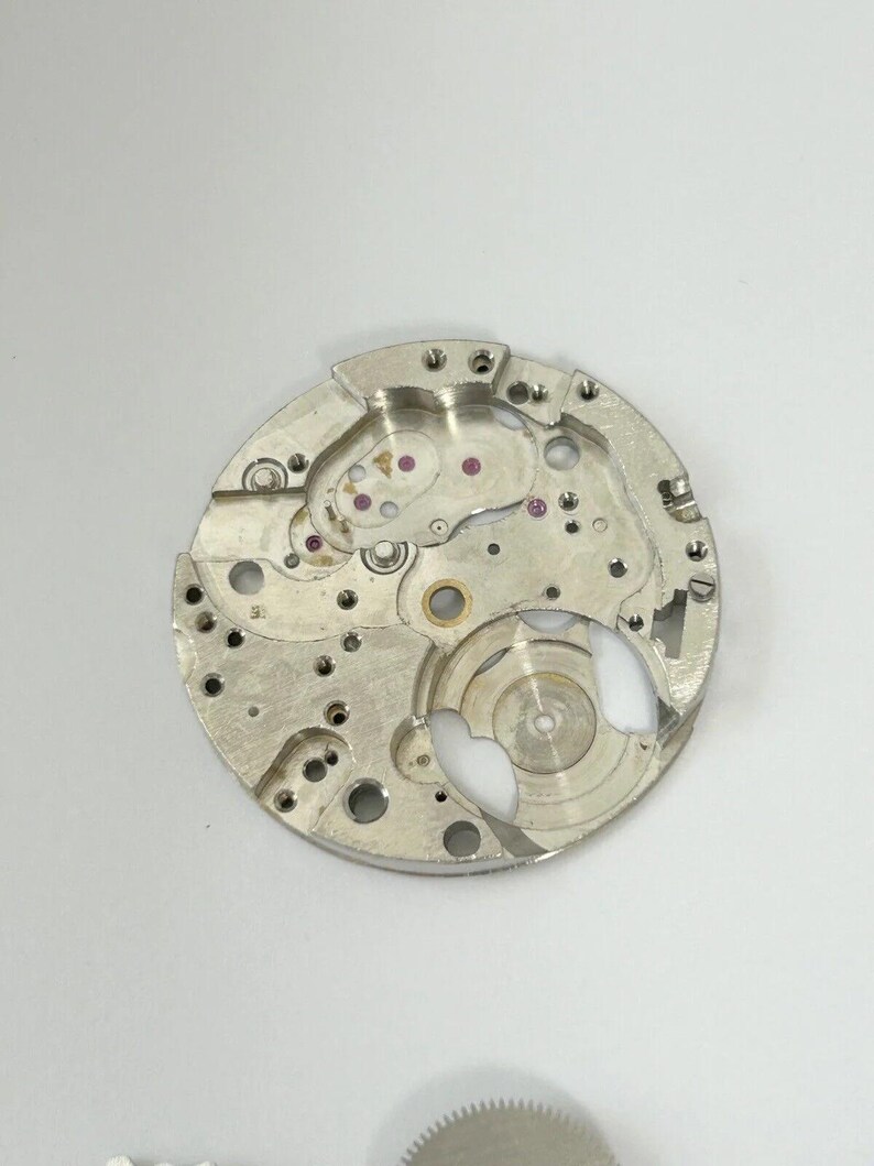 Venus Cal 170 Movement Part Balance Wheel Spring Barrel Bridge Wakmann Breitling image 12