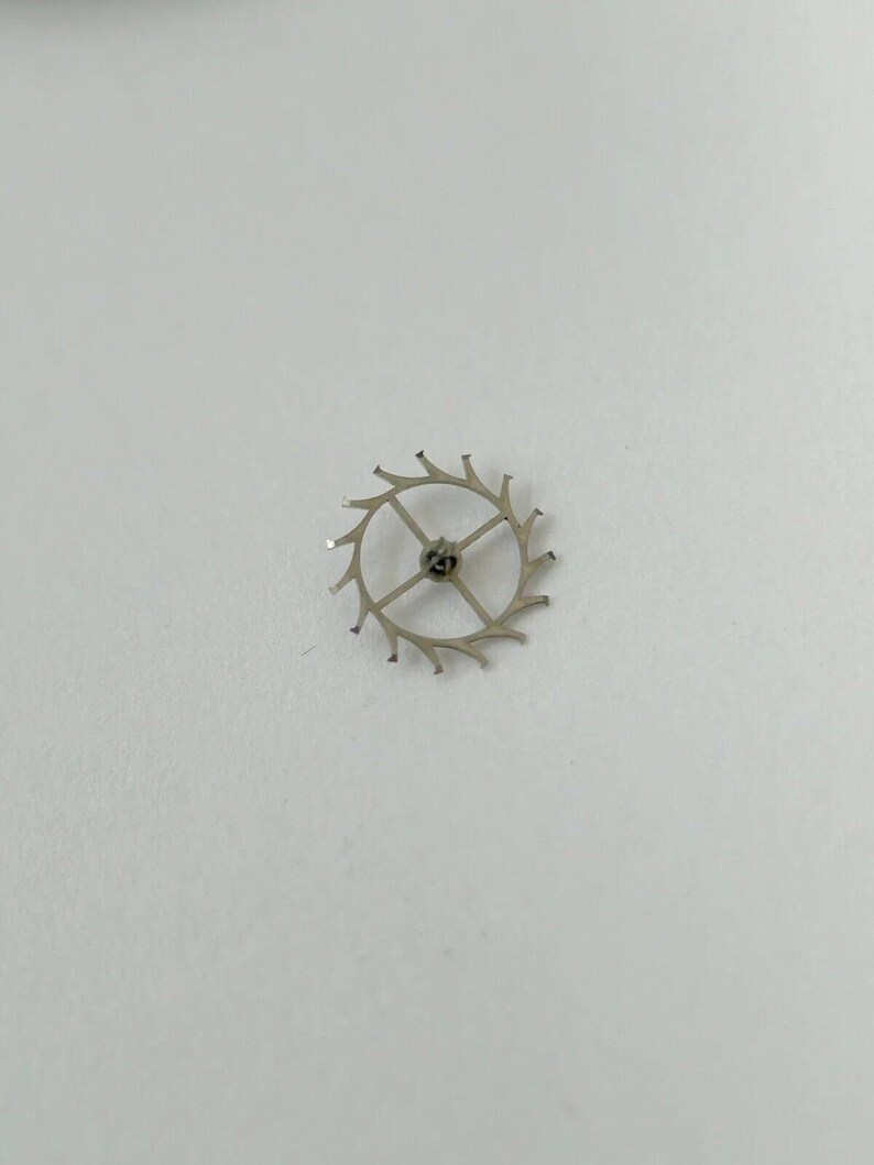 Venus Cal 170 Movement Part Balance Wheel Spring Barrel Bridge Wakmann Breitling image 7