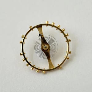 Omega Cal 420 Watch Parts Movement Balance Fork Wheel Spring Dial Bridge image 8
