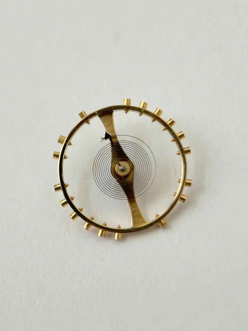 Omega Cal 420 Watch Parts Movement Balance Fork Wheel Spring Dial Bridge image 8