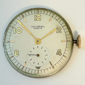 Piezas de reloj universales Geneve Cal 264 Movimiento Horquilla de equilibrio Puente de resorte Esfera imagen 3
