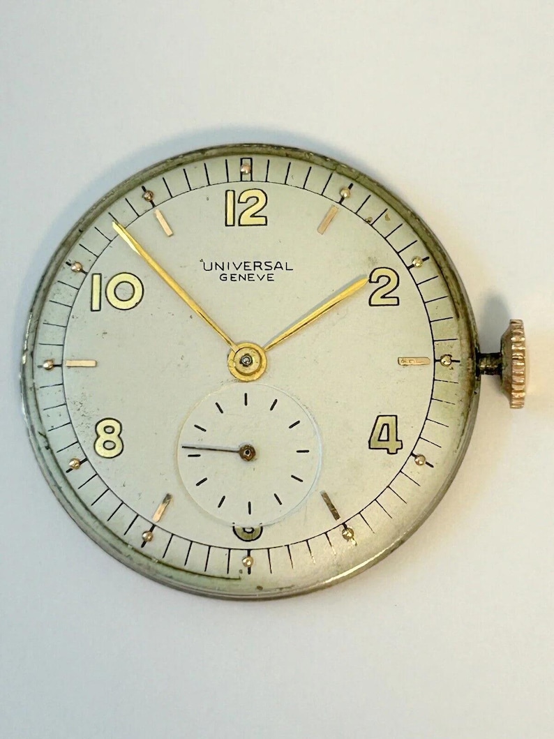 Piezas de reloj universales Geneve Cal 264 Movimiento Horquilla de equilibrio Puente de resorte Esfera imagen 3