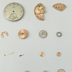 Omega Cal 30 T2 PC Watch Movement Parts Wheel Spring Bridge Dial Hands 30T2 2 image 3