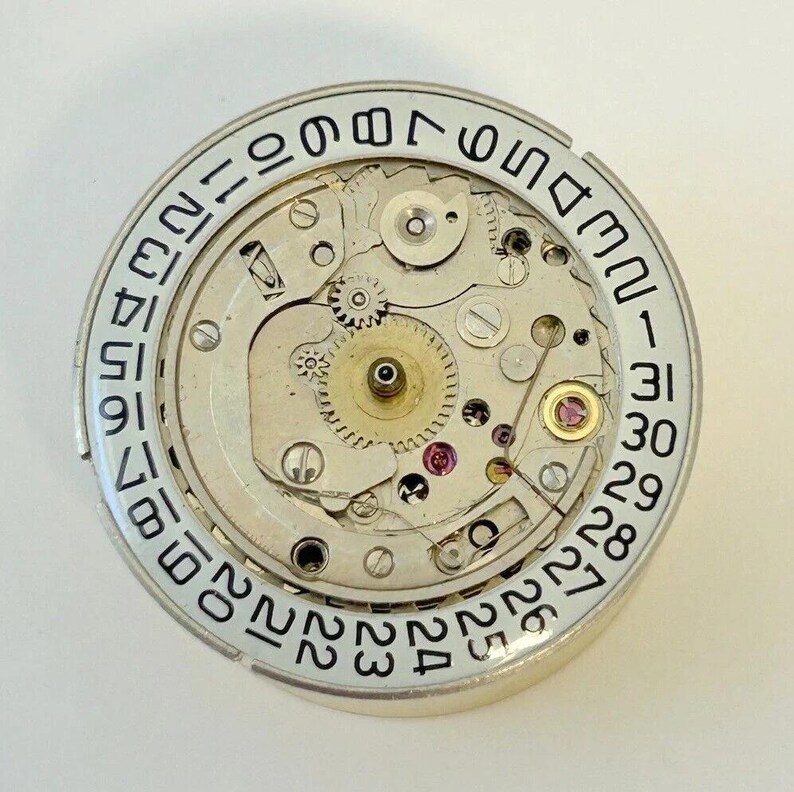 Helbros Cal PUW 565 Watch Movement For Parts Balance Fork Spring Bridge Desk image 2