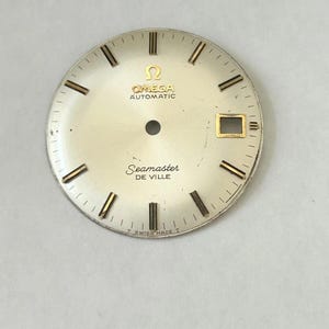 Omega Cal 563 Watch Parts Movement Calendar Disk Fork Wheels Springs Bridge 2 image 17