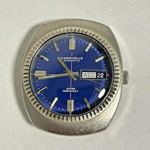 Caravelle 11 UKACB 824 Bulova Co Watch Parts Movement Balance Fork Spring Dial image 1