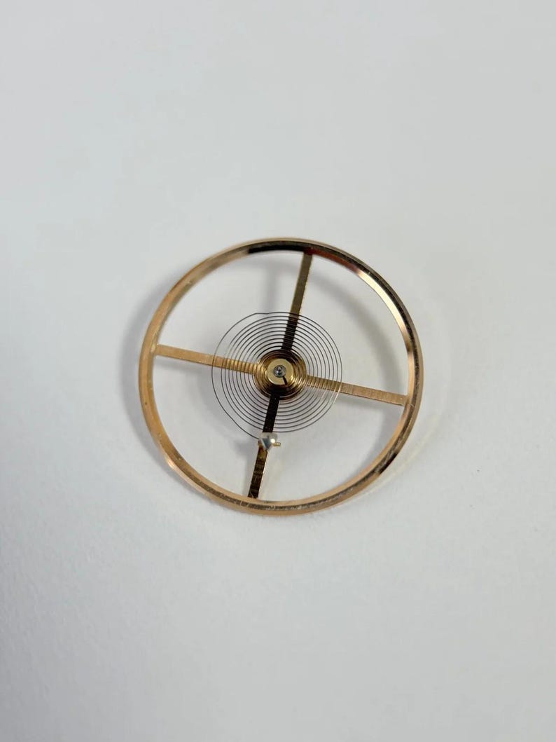 Omega Cal 550 Uhrwerk-Teile Zifferblatt Unruh Federplatte Gabelrad Rotor 6 Bild 17