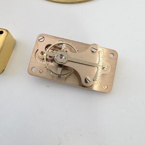 Imhof Striking Cal 76 9475 Clock Movement For Parts Balance Fork Key Knob Barrel image 7