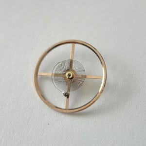 Omega Cal 562 Watch Movement Parts Balance Fork Wheel Spring Bridge 166.020 5 image 14
