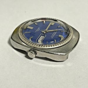 Caravelle 11 UKACB 824 Bulova Co Watch Parts Movement Balance Fork Spring Dial image 4
