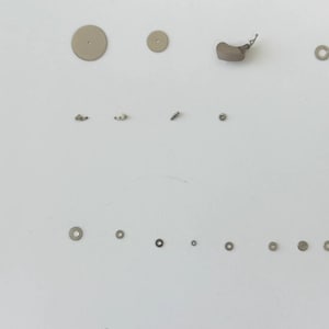 Jaeger LeCoultre Cal 814 Memovox Alarm Movement Part Balance Fork Barrel Wheel image 4