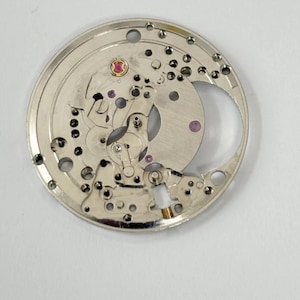 Zodiac Cal 70-72 Watch Movement Part Balance Fork Wheel Spring Bridge Disk Sea image 6