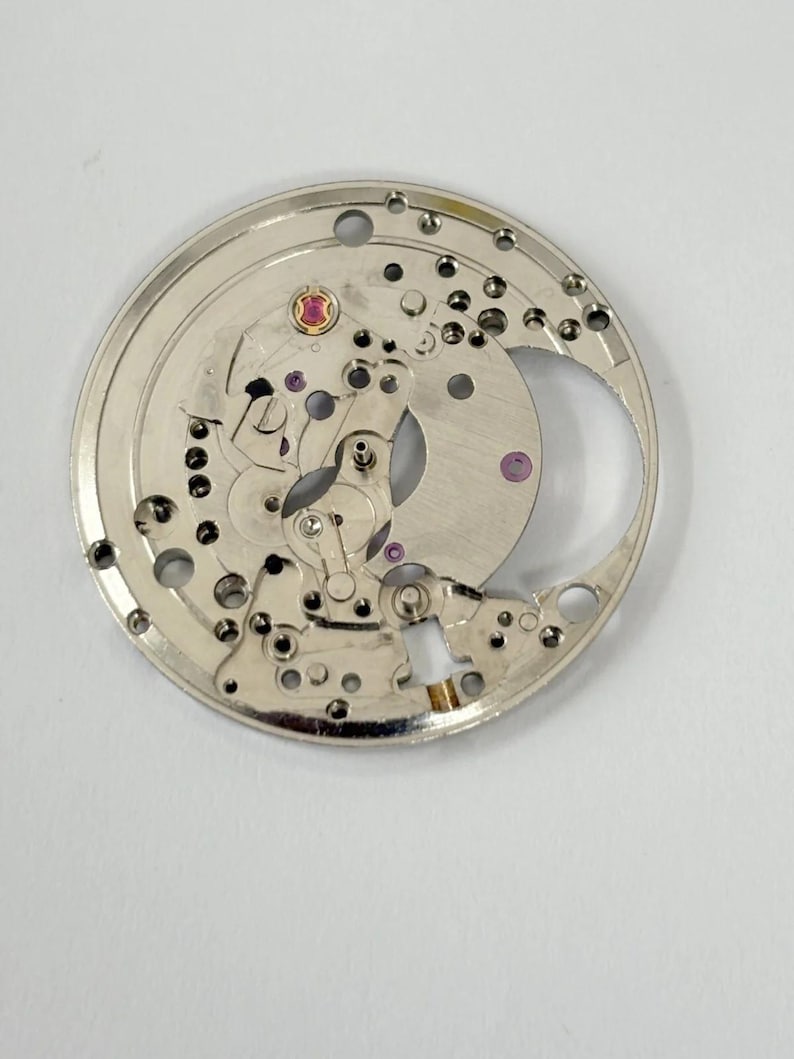 Zodiac Cal 70-72 Watch Movement Part Balance Fork Wheel Spring Bridge Disk Sea image 6