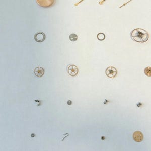 Omega Cal 565 Watch Movement Parts Balance Fork Wheel Spring Bridge Escapement 3 image 6