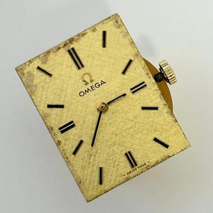 Omega Cal 625 Watch Movement Parts Balance Fork Spring Bridge Barrel Wheels image 3