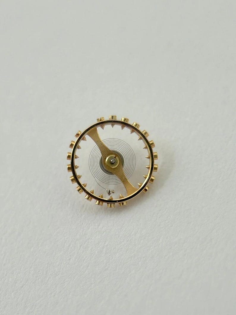 Rolex Cal 1400 Ladies Watch Parts Movement Fork Wheel Spring Bridge Dial Hnads image 14