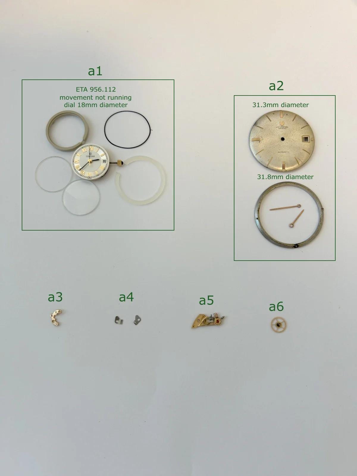 Concord Centurion woman’s movement and parts! Concord Watch Parts for sale | eBay main image 3
