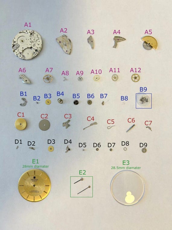 Pièce Horlogerie Universal Axe De Balancier Pour Montre Universal Pi Ce Horlogerie G N 452921
