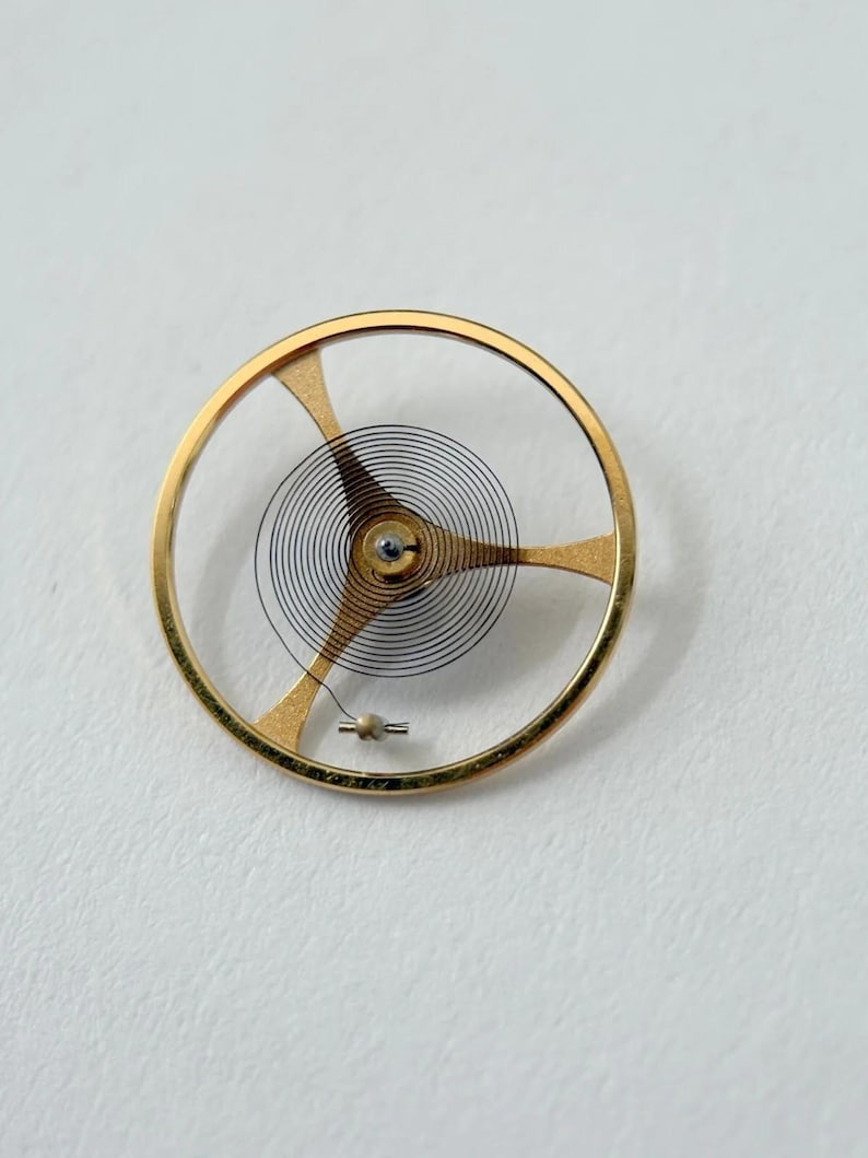 Zodiac Cal 70-72 Watch Movement Part Balance Fork Wheel Spring Bridge Disk Sea image 14