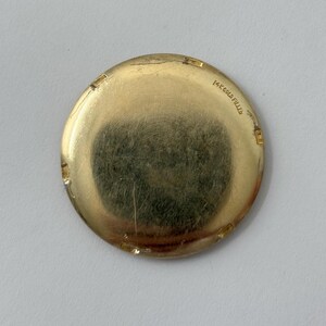 Omega Cal 550 Watch Movement Parts Dial Balance Spring Plate Fork Wheel Rotor 8 image 10