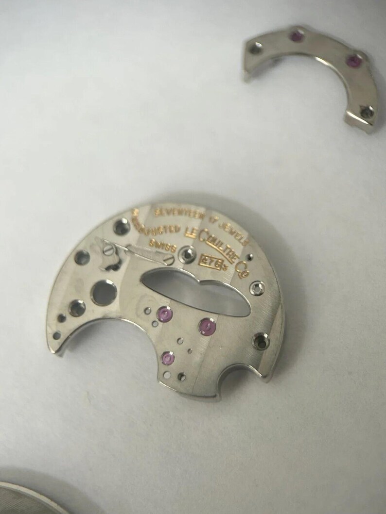 Jaeger LeCoulte Cal 476 Part Movement Balance Fork Wheel Spring Bridge Watch 481 image 7
