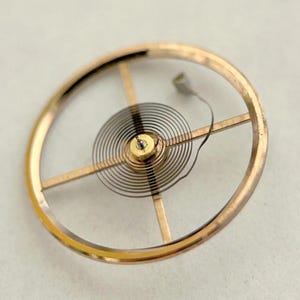 Omega Cal 562 Watch Movement Parts Balance Fork Wheel Spring Bridge 4 image 19