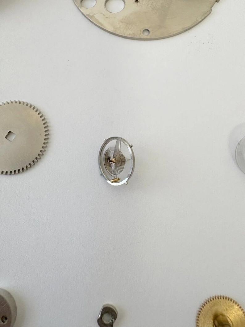 Jaeger LeCoultre Cal 229 Uhrwerkteil Unruhgabel Tonnenrad Platten Bild 6
