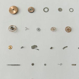 Omega Cal 500 Delar Urverk Balans Gaffel Hjul Fjäderbrygga 501 502 503 505 4 bild 6
